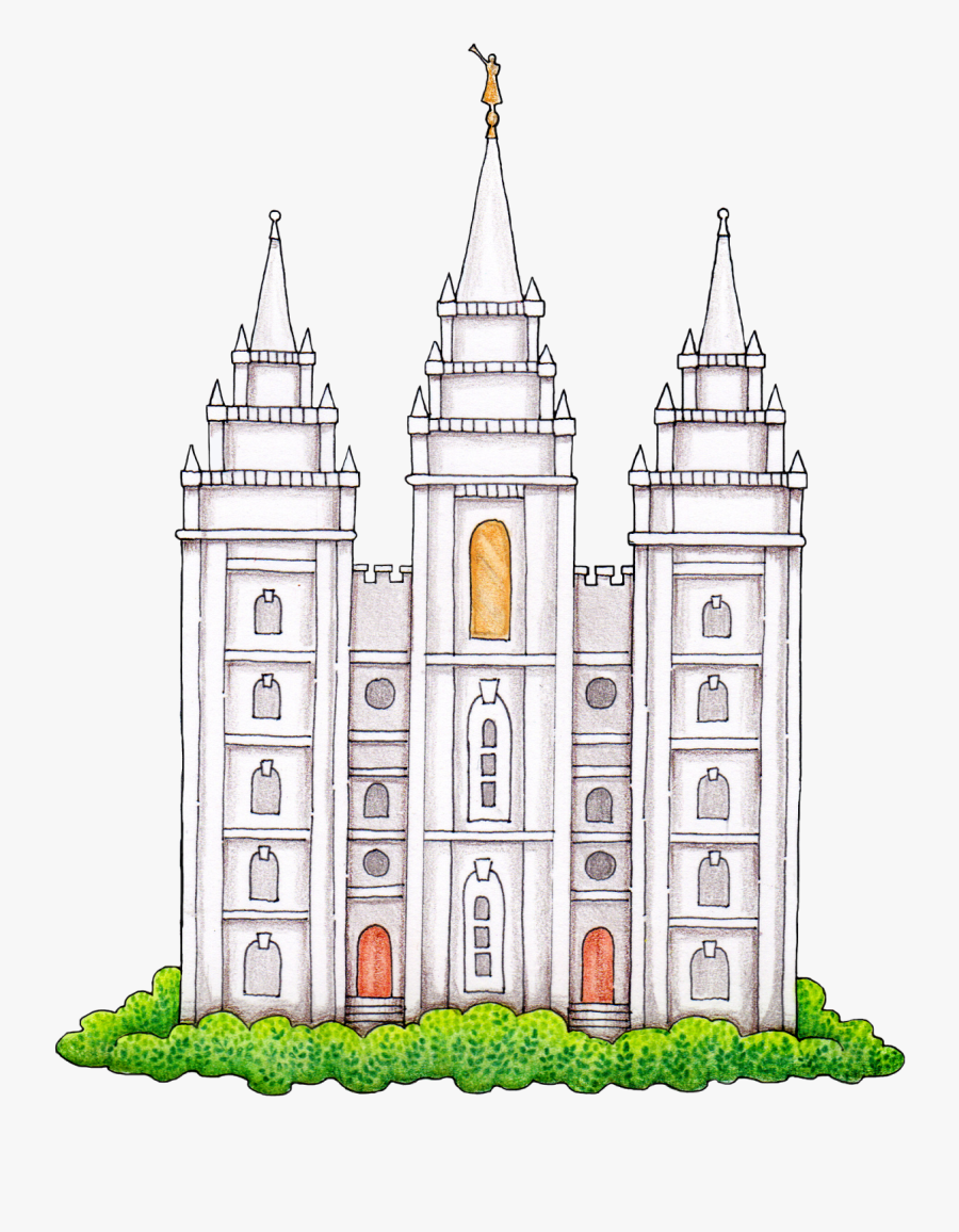 Logan Utah Temple Salt Lake Temple Latter Day Saints - Salt Lake City Temple Clip Art, Transparent Clipart