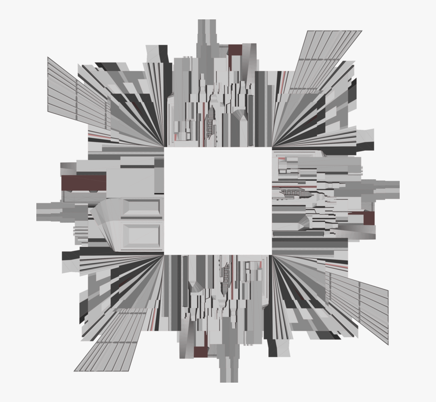 Transparent Skyscraper Clipart - Gray Graphic Frame Png, Transparent Clipart