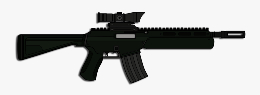 Cartoon Assault Rifle Png, Transparent Clipart