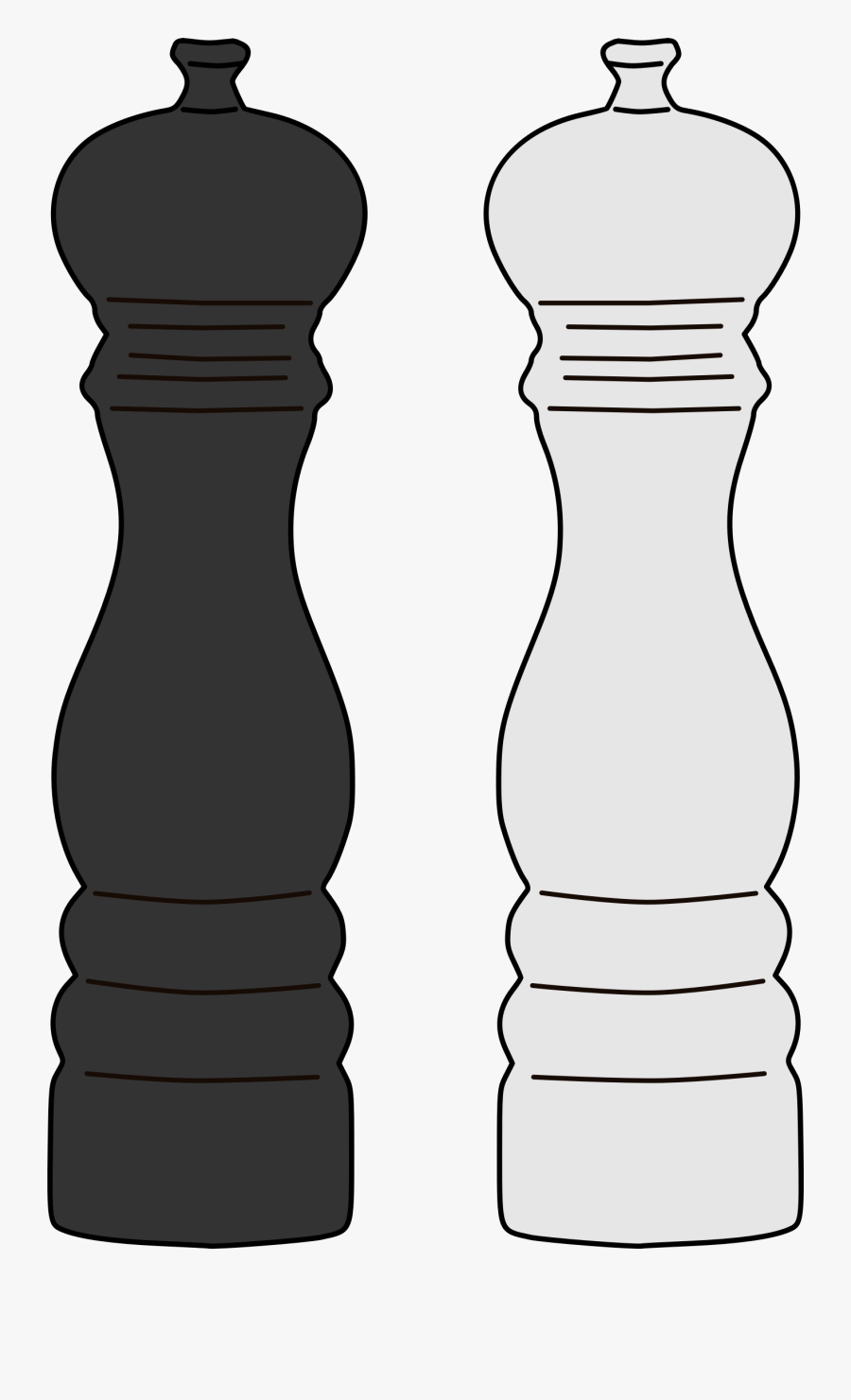 Pepper Clipart Pepper Bottle - Salt And Pepper Shakers Clipart, Transparent Clipart