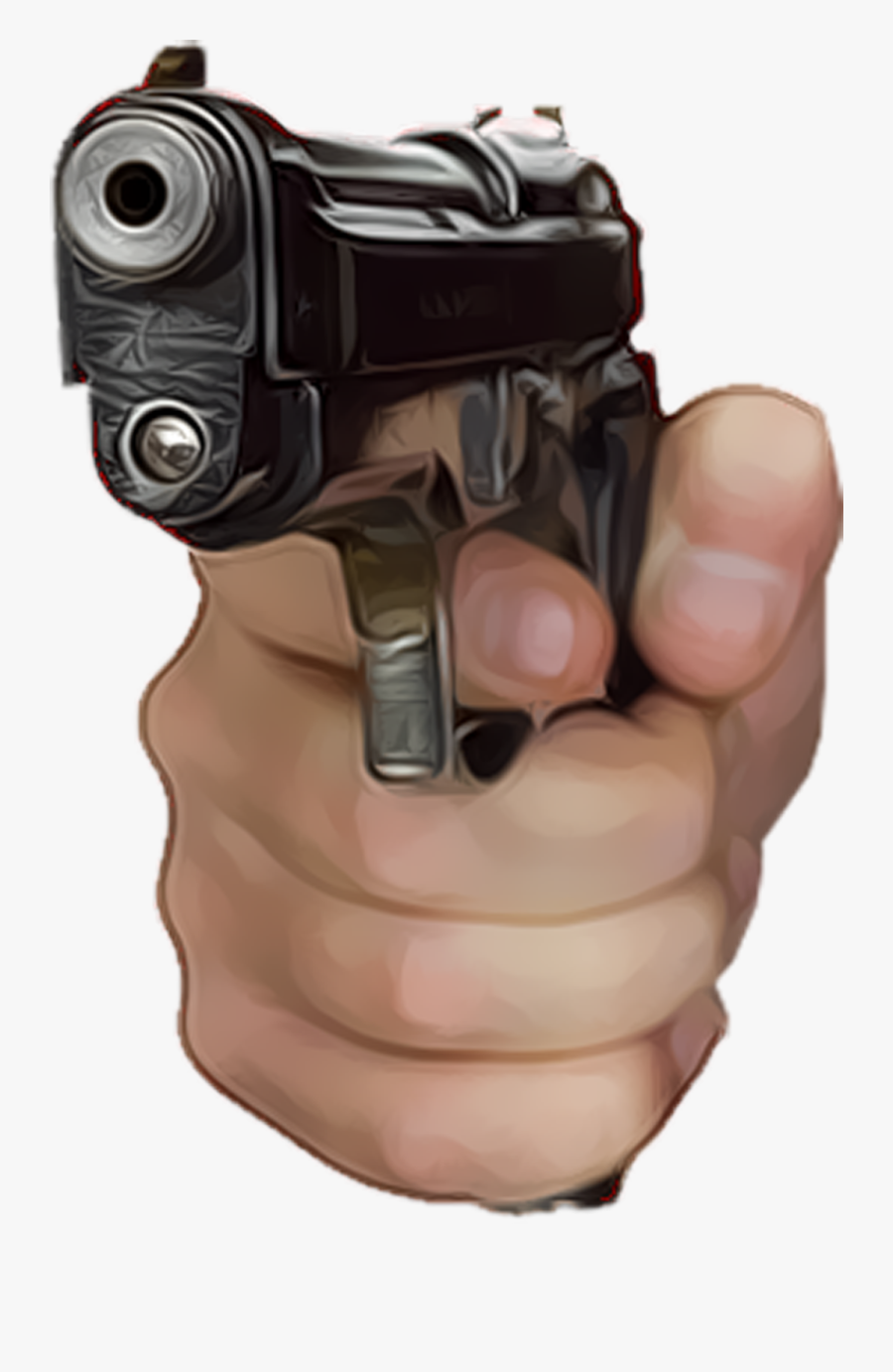 Hd Image Transparent Free - Hand With Gun Png, Transparent Clipart
