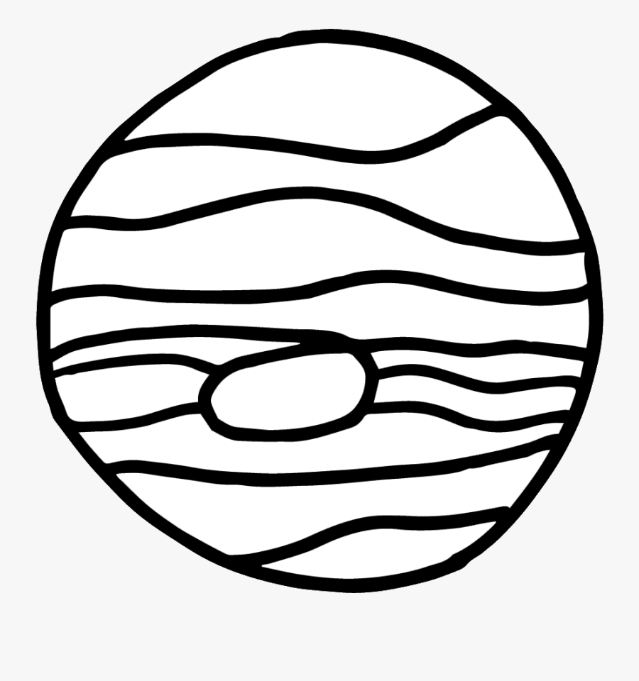 Solar System And Pluto Clip Art Cliparts - Circle With Horizontal Lines, Transparent Clipart