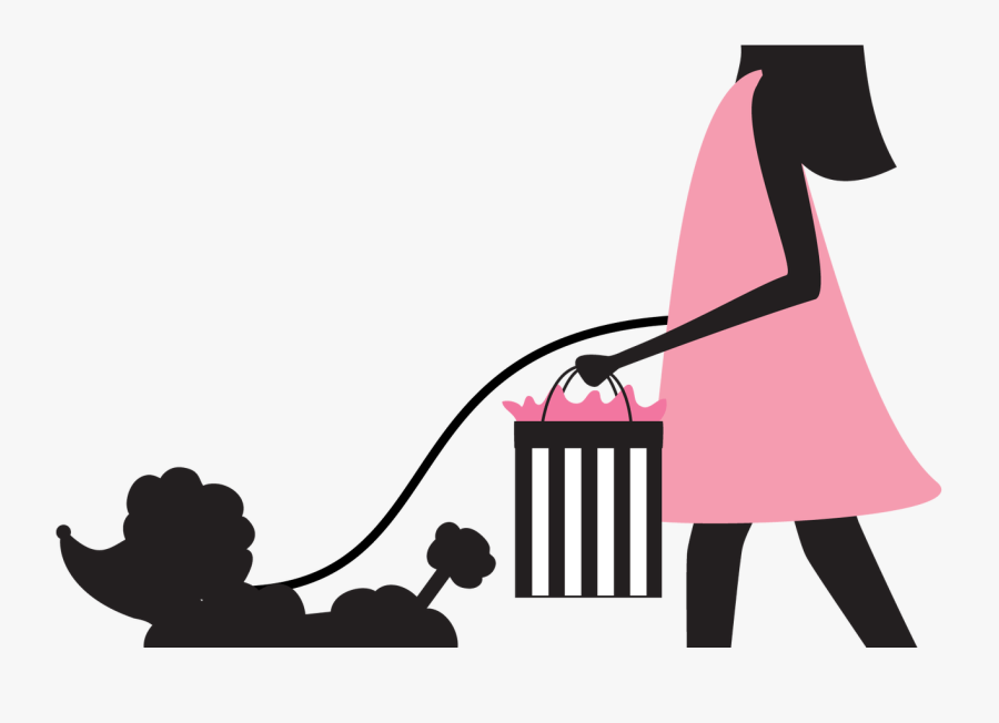 Paris Clipart Poodle - Poodle En Paris Png, Transparent Clipart