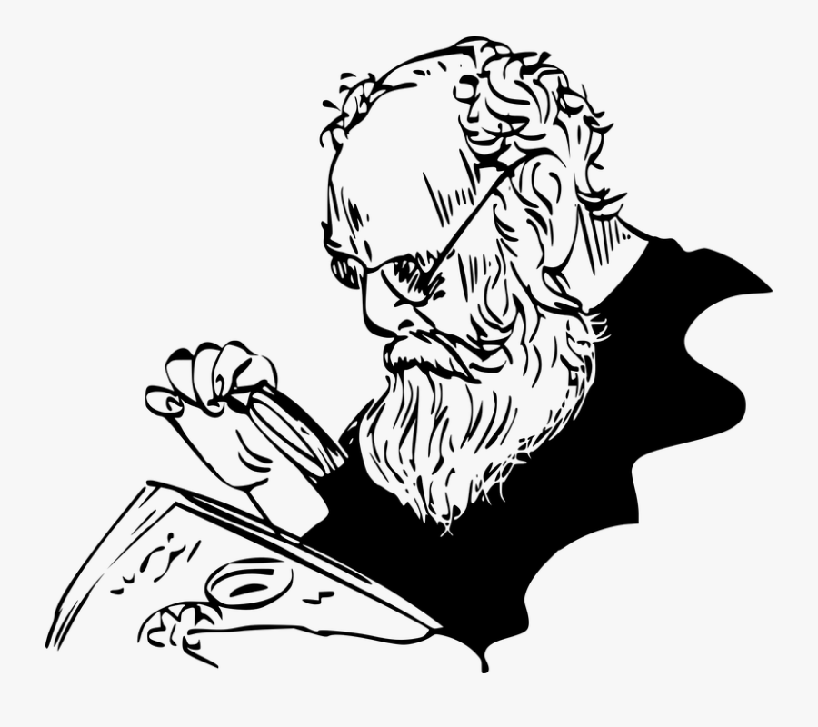 Transparent Person Thinking Clipart - Periyar Drawing, Transparent Clipart