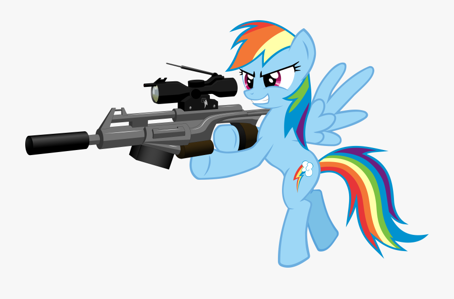 Ratchethun, Gun, Rainbow Dash, Rifle, Safe, Science, Transparent Clipart