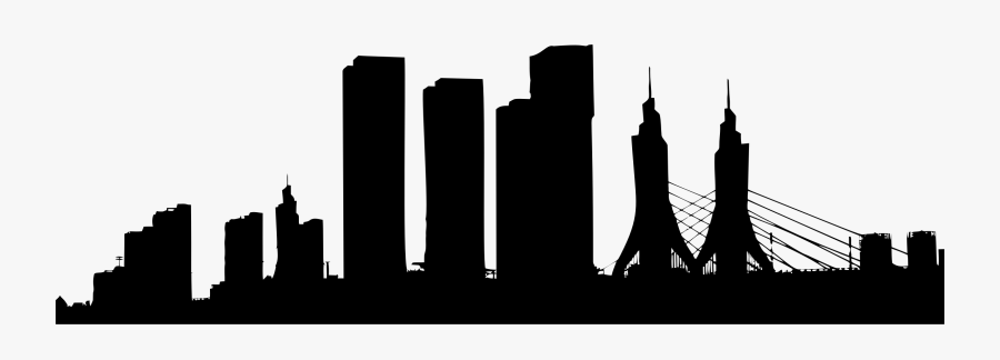 Skyscraper Clipart Silhouette, Transparent Clipart