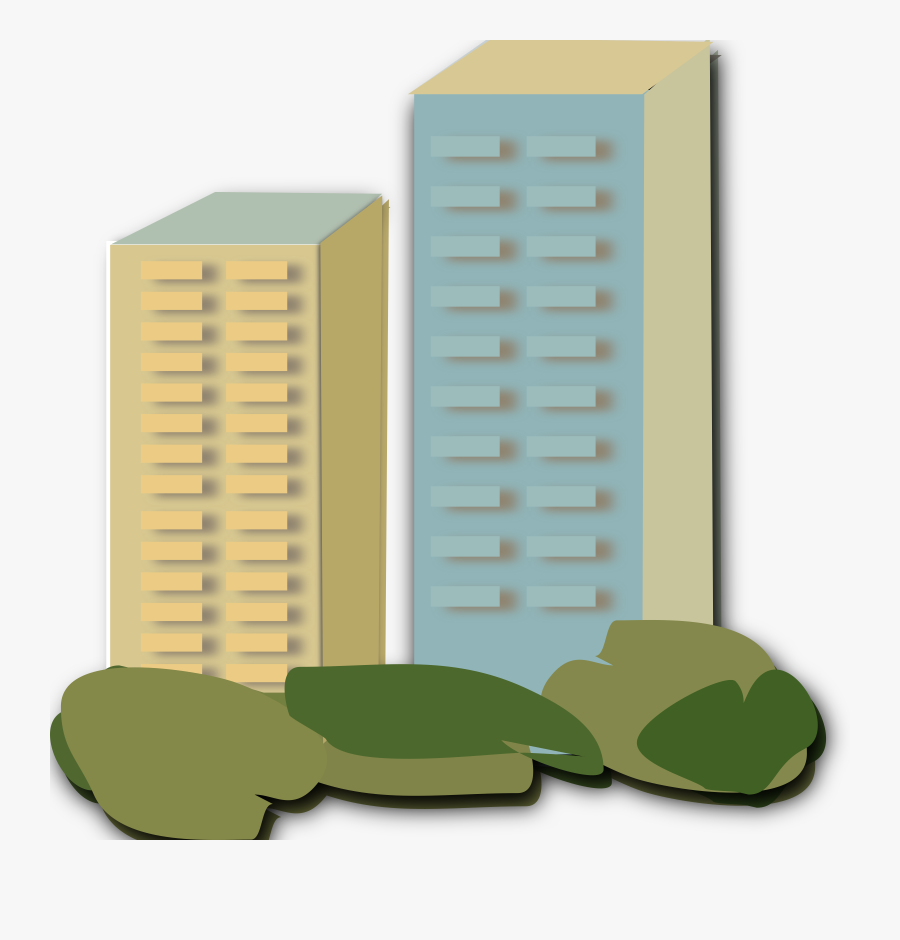 Block Of Flats Clipart, Transparent Clipart