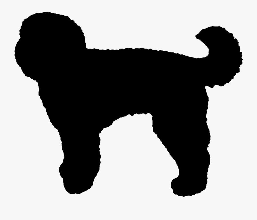 Labradoodle Drawing Water Dog For Free Download - Golden Doodle Dog Transparent Silhouette Clip Art, Transparent Clipart