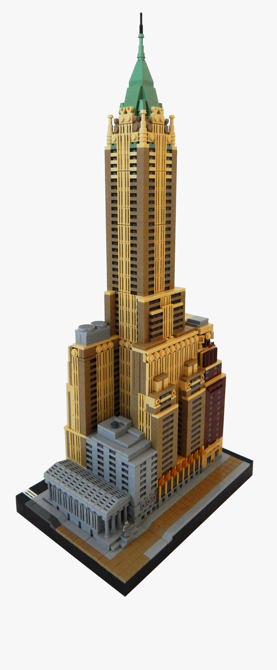 Wall Street Lego - 40 Wall Street New York Minecraft, Transparent Clipart