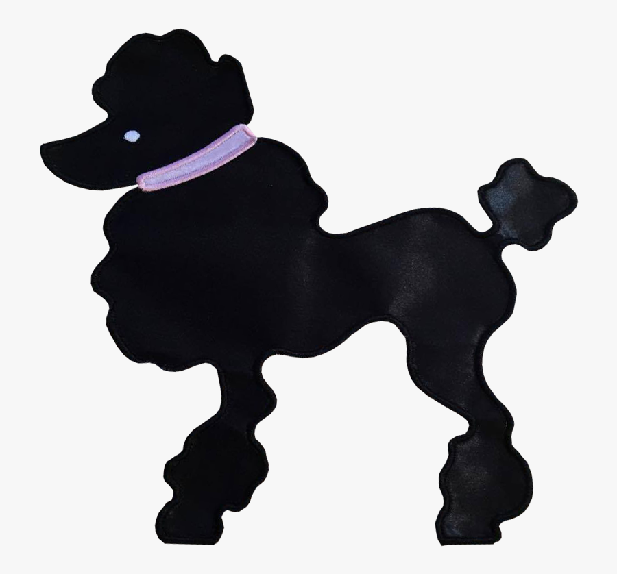 Dog Breed Poodle Skirt Leash Silhouette - Poodle Skirt Poodle, Transparent Clipart