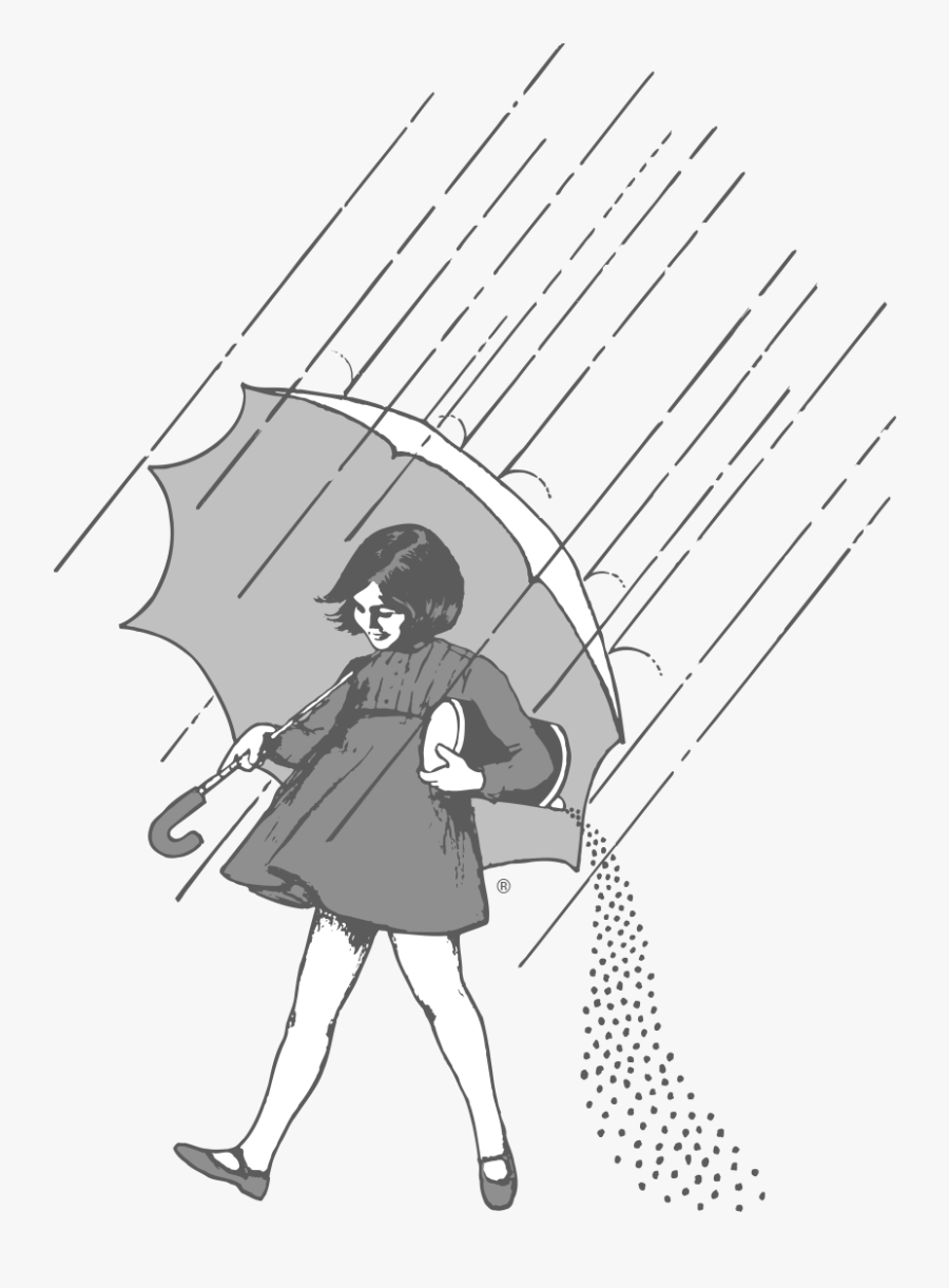 Transparent Pile Of Salt Png - Morton Salt Girl Suitcase, Transparent Clipart