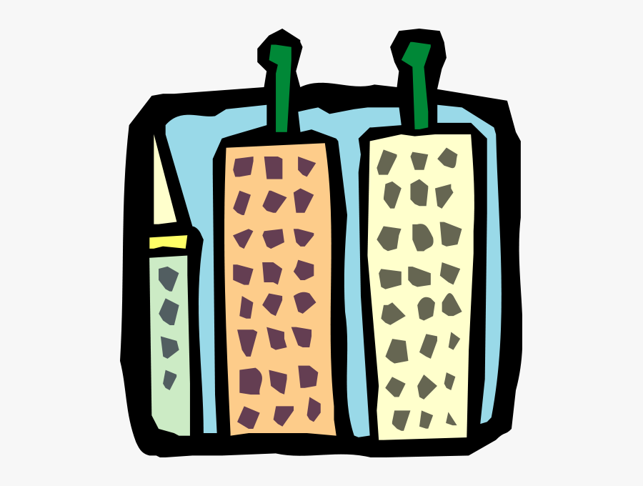 Skyscrapers And Their Roofs Svg Clip Arts - Clip Art, Transparent Clipart