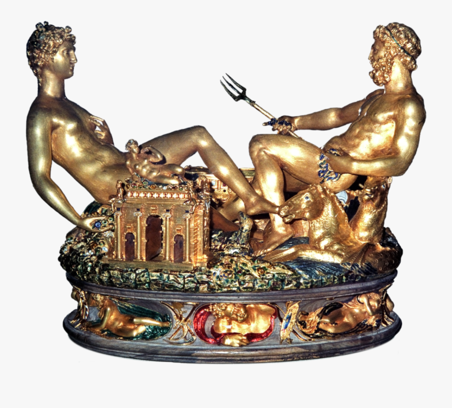Clip Art Wikipedia - Cellini Salt Cellar, Transparent Clipart