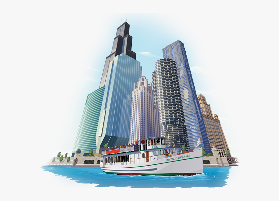 Transparent Chicago - Skyscraper, Transparent Clipart
