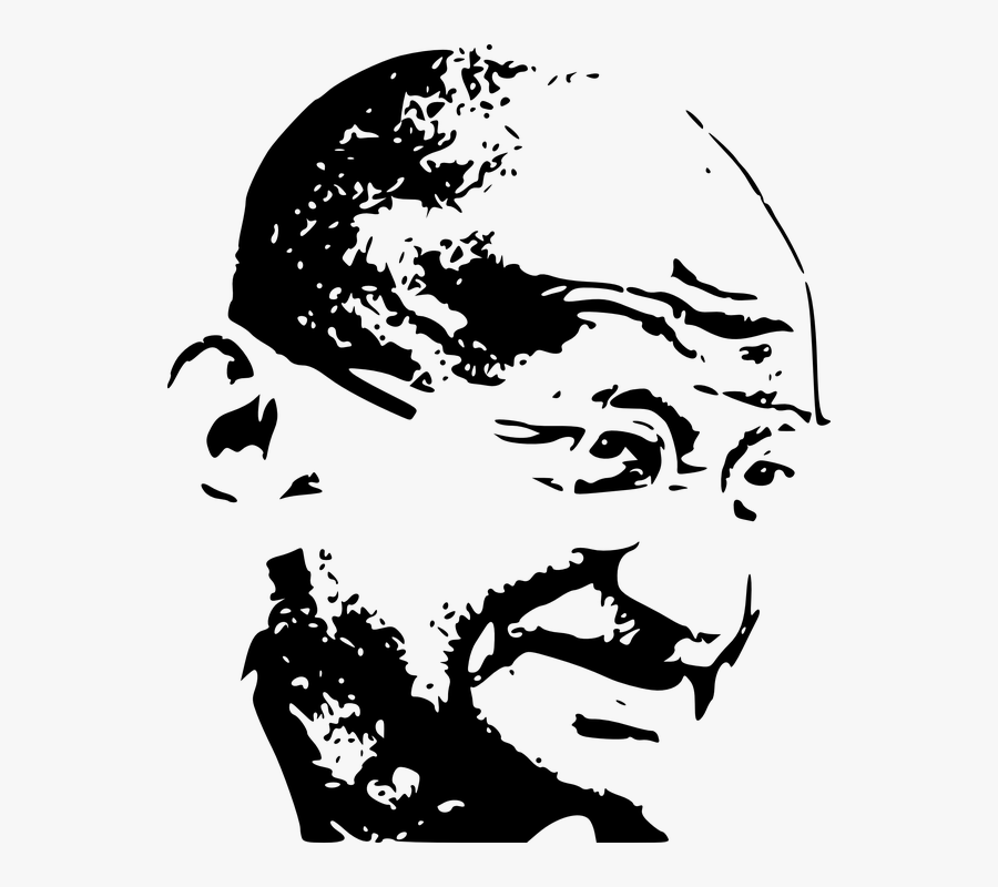Mahatma, Gandhi, Sketch, India, Salt, Tax, Protest - Sketch Mahatma Gandhi Png, Transparent Clipart