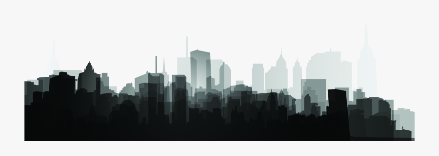 Skyscraper Silhouette Png - City Silhouette Transparent Hd, Transparent Clipart