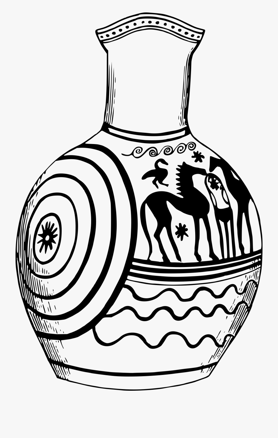 Clip Art Big Image Png - Ancient Greek Art Drawings, Transparent Clipart