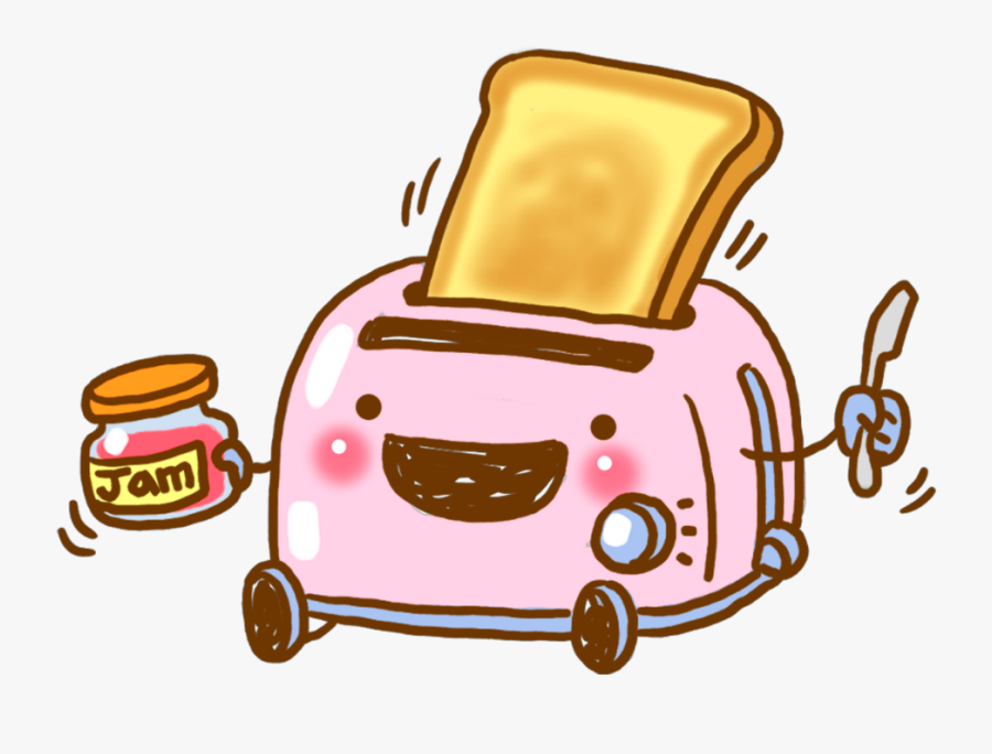 #ftestickers #sctoast #clipart #toast #jam #cute - Toast Clipart, Transparent Clipart