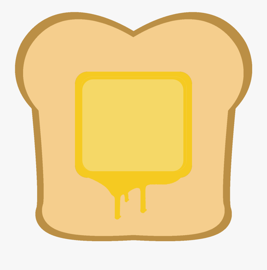 Transparent Toast Png - Toast With Butter Clipart, Transparent Clipart