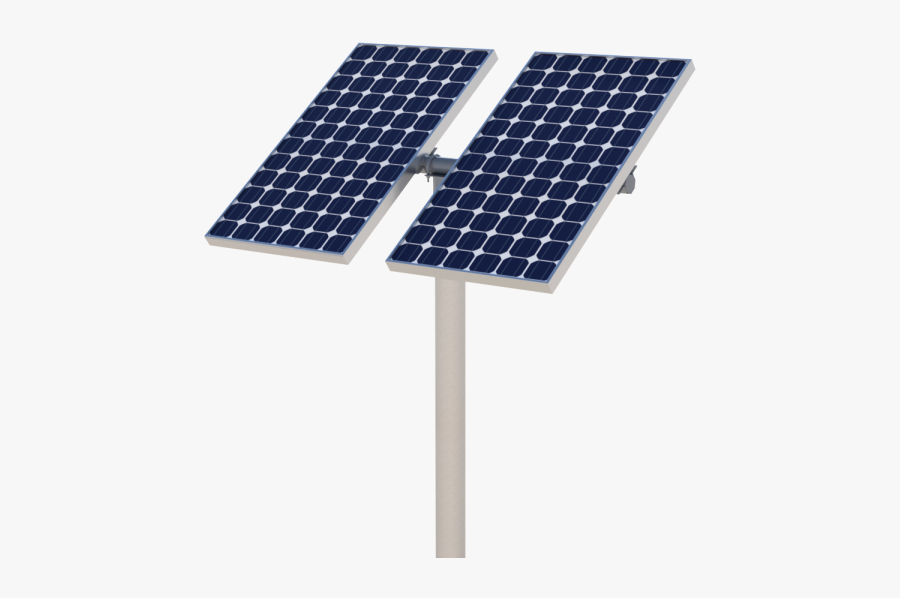 Solar Panel Download Png Image - Solar Panel On A Pole, Transparent Clipart