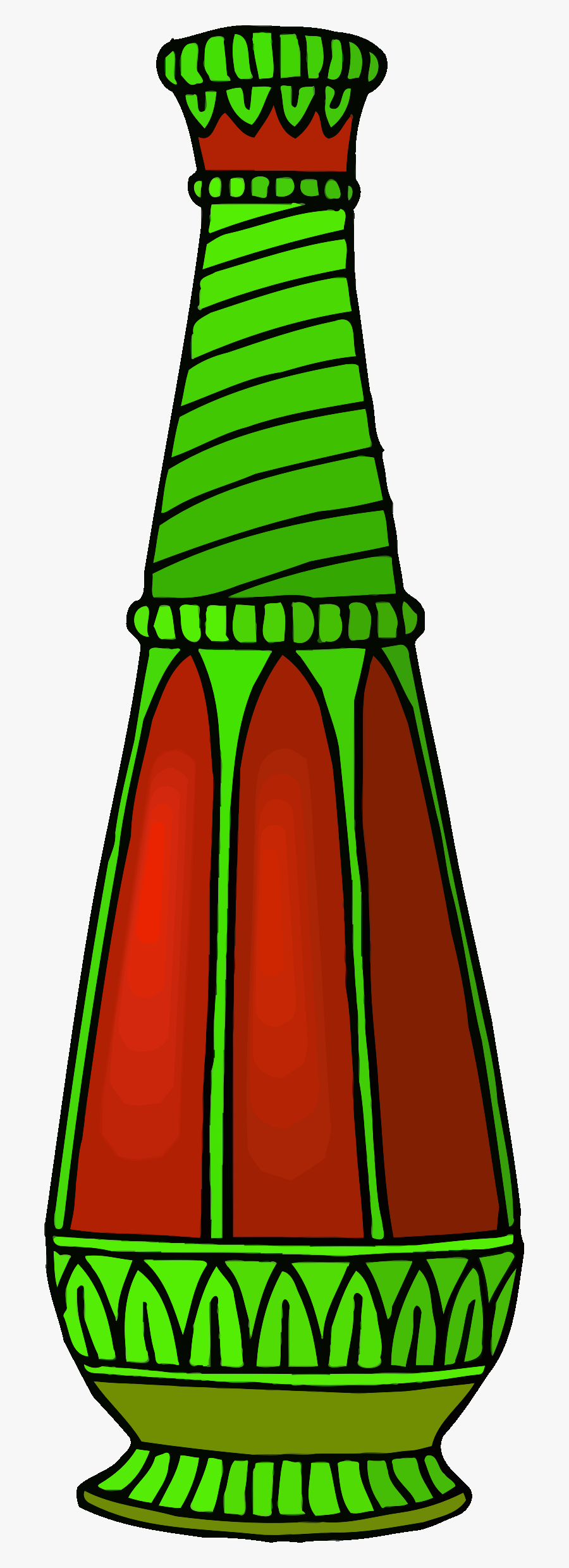 Clipart Vase Clip Arts - Vase Design Drawing, Transparent Clipart