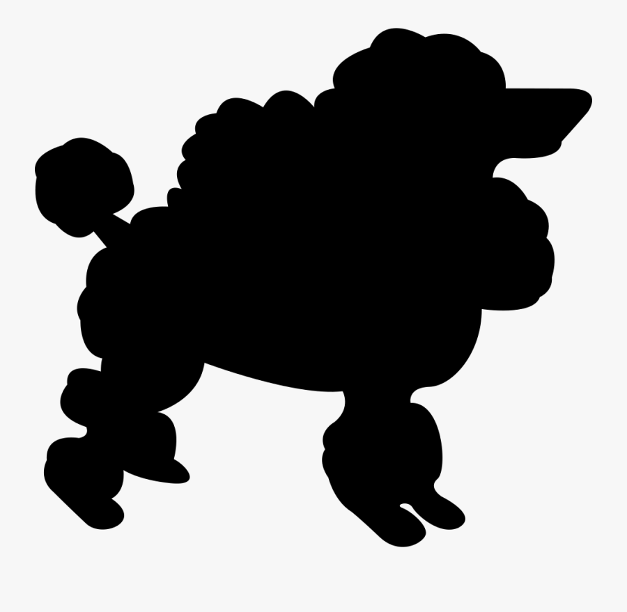 Clip Art,poodle,sporting Group,silhouette,black And - Silhouette, Transparent Clipart