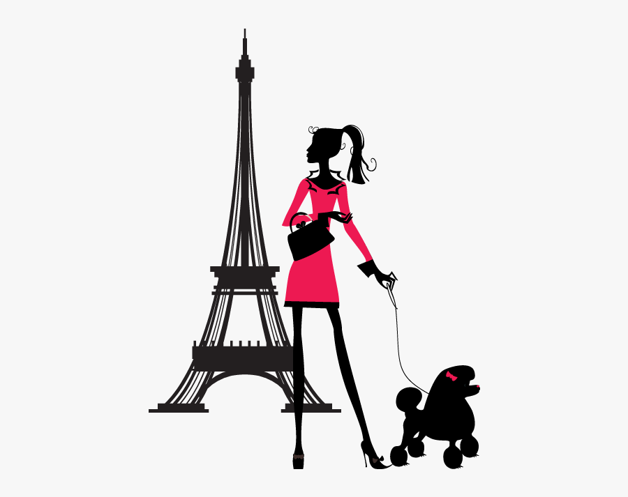 Paris Clipart Dog Paris - White Living Room, Transparent Clipart