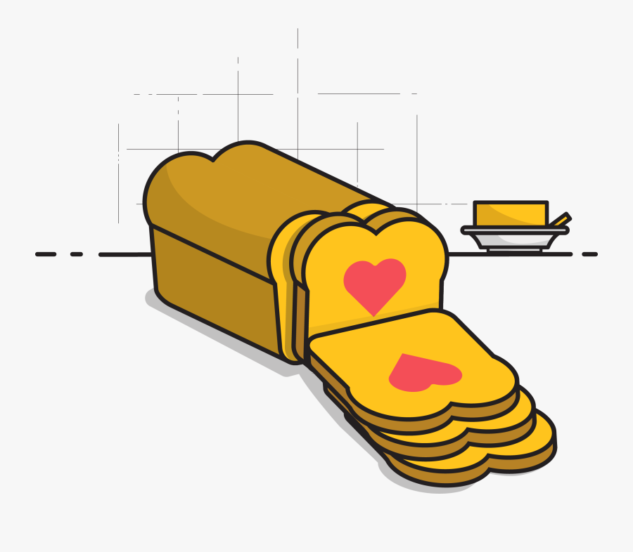 Welcome To The Buttered Toast Blog, Transparent Clipart