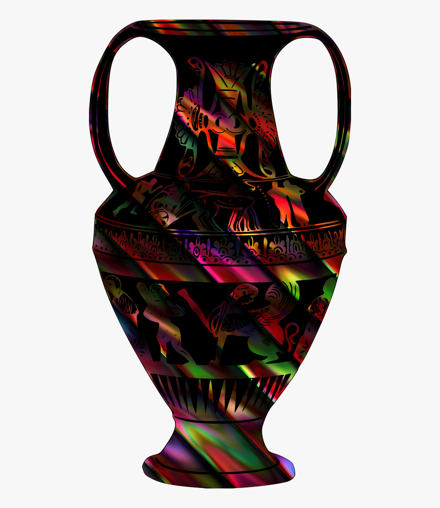 Cup,artifact,vase - Desenho De Vaso Colorido, Transparent Clipart