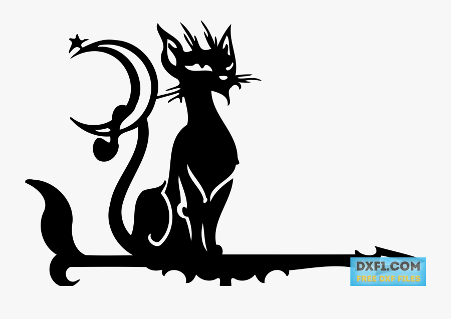 Weathervane Template Dxf Plasma - Dxf Free Download Files, Transparent Clipart
