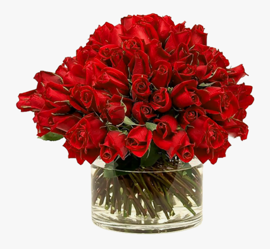 Transparent Background Rose Vase Png, Transparent Clipart
