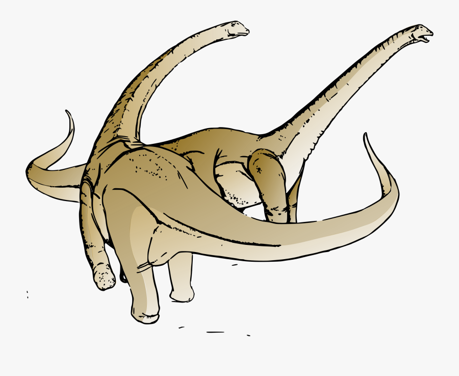 Clipart - Alamosaurus Free, Transparent Clipart