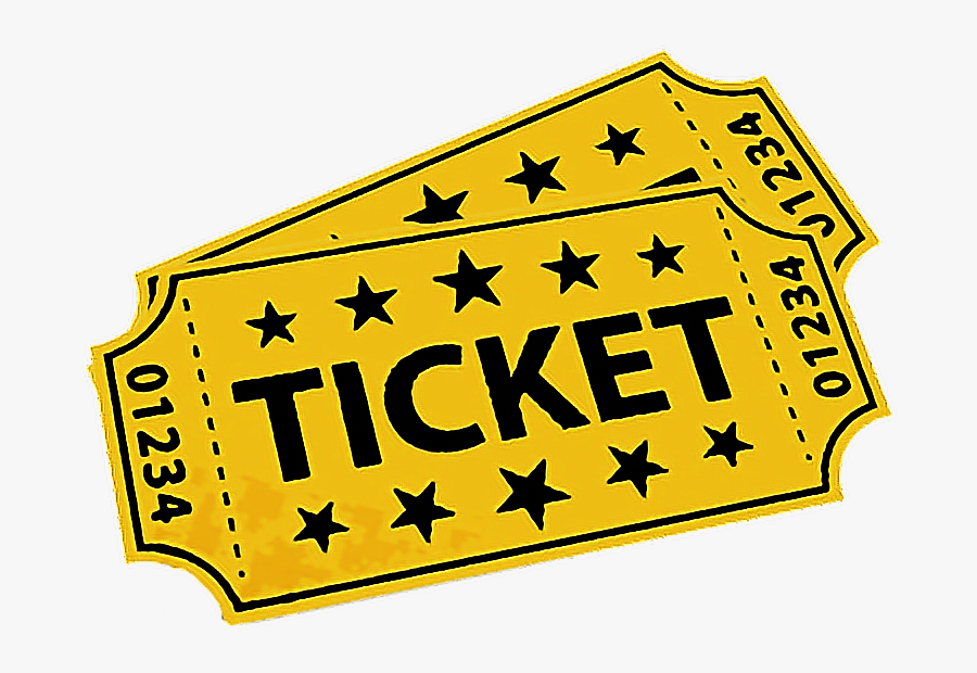 Ticket Cinema Cine Movie Boleto Dorado Golden - Raffle Ticket Clipart, Transparent Clipart