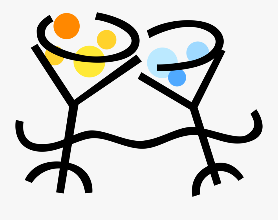 Transparent Champagne Toast Clipart, Transparent Clipart