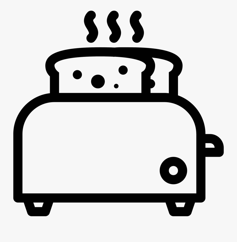 Toaster Png Image - Toaster Clipart Black And White, Transparent Clipart