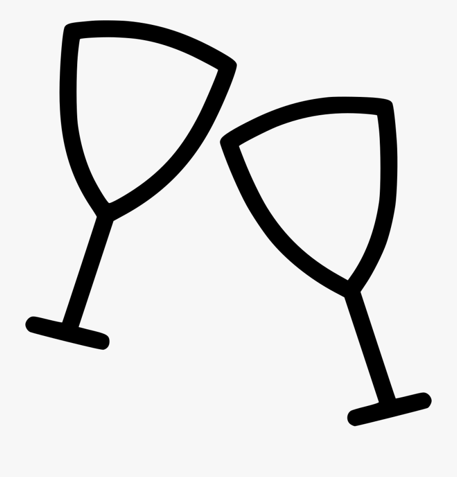 Wine Drink Party Alcohol New Year Comments - Wedding Icon Transparent Background, Transparent Clipart