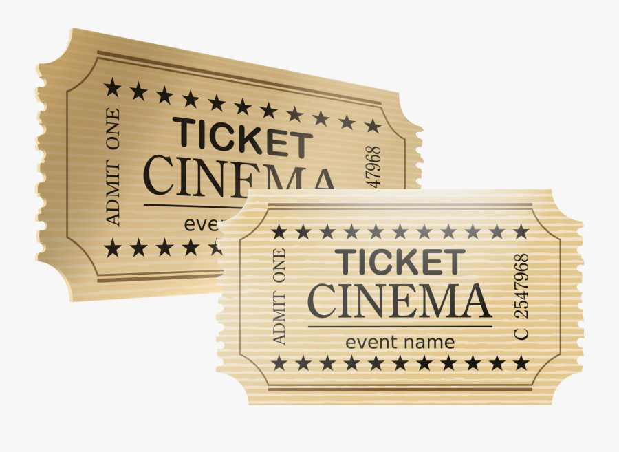 Transparent Movie Tickets Png, Transparent Clipart