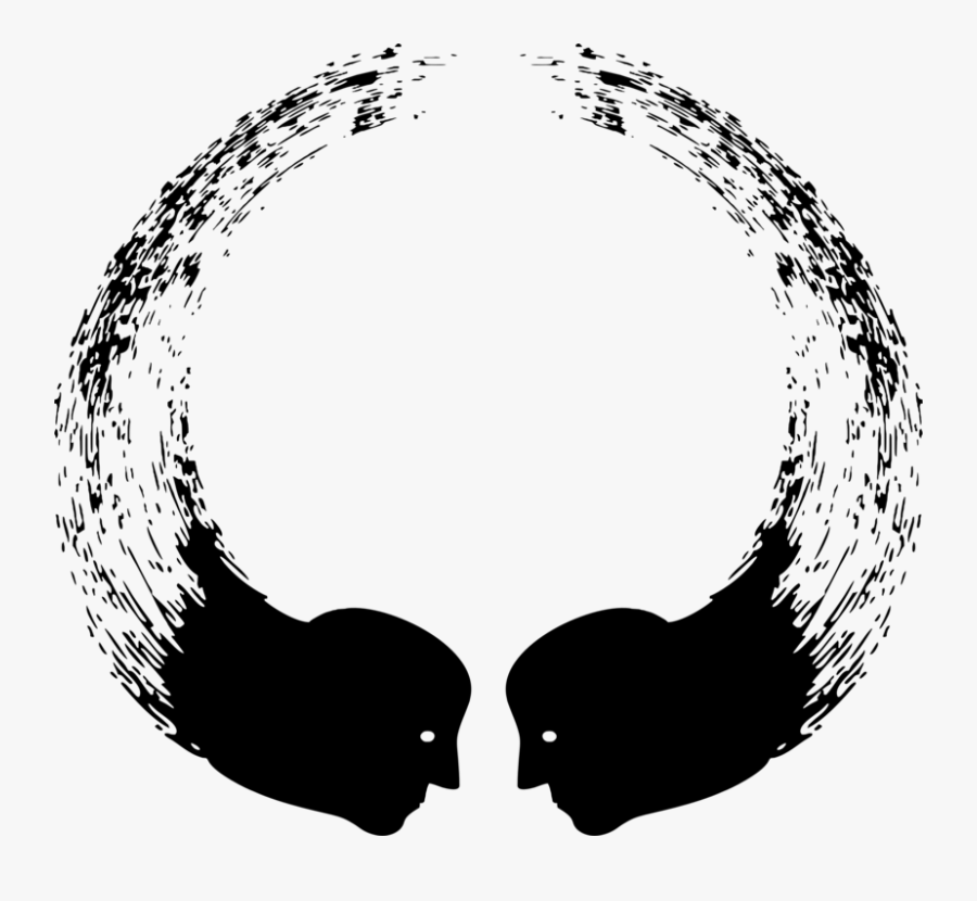 Tree,head,organ - Duality Positive And Negative, Transparent Clipart