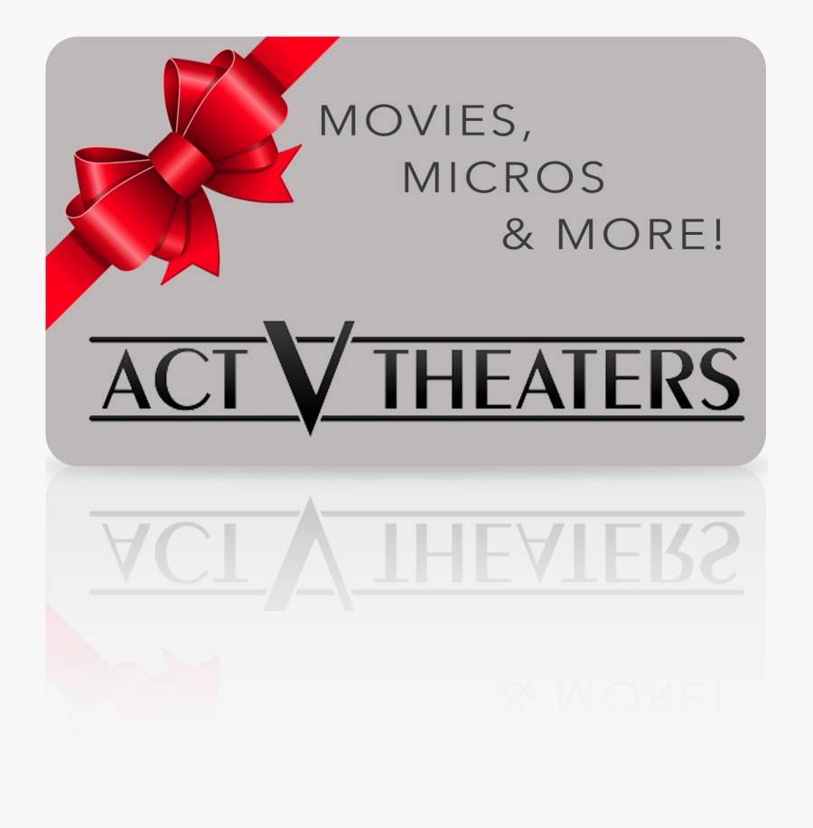 Act V Theaters - Gift Wrapping, Transparent Clipart