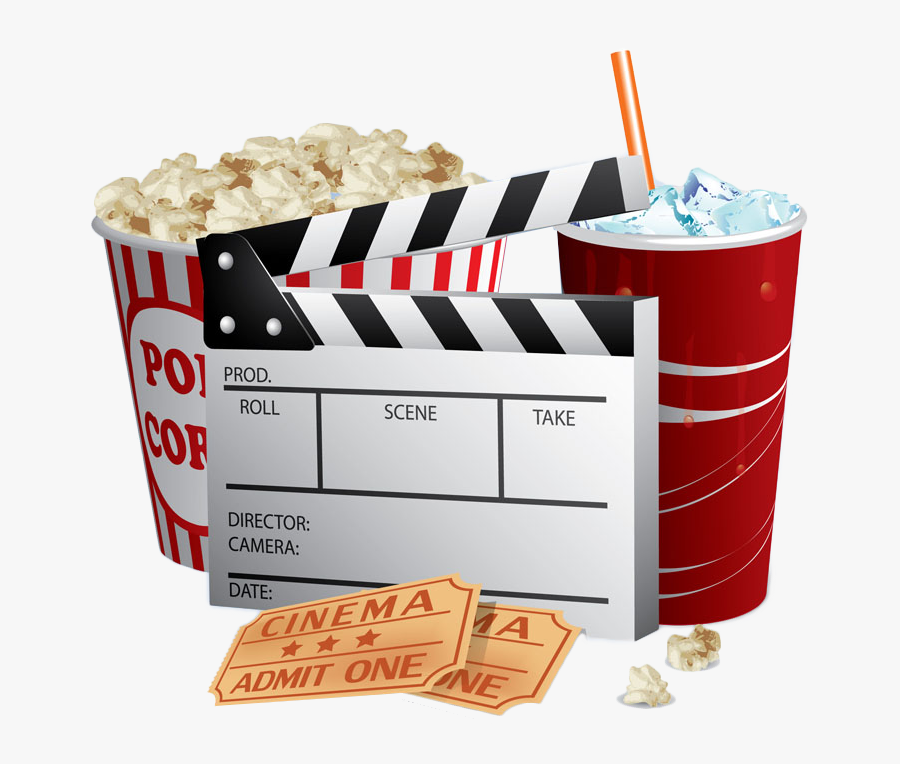 Transparent Admit One Png - Movie Transparent Popcorn Png, Transparent Clipart