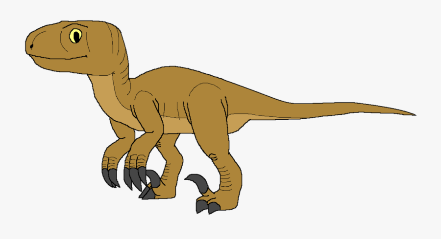 Cartoon Of Velociraptor Dinosaur Clipart , Png Download - Velociraptor Clipart, Transparent Clipart