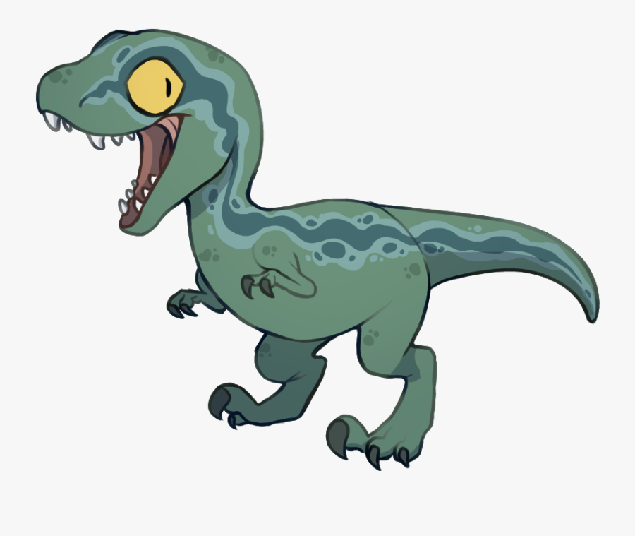 Transparent Dinosaurs Clipart - Blue Jurassic World Drawing, Transparent Clipart