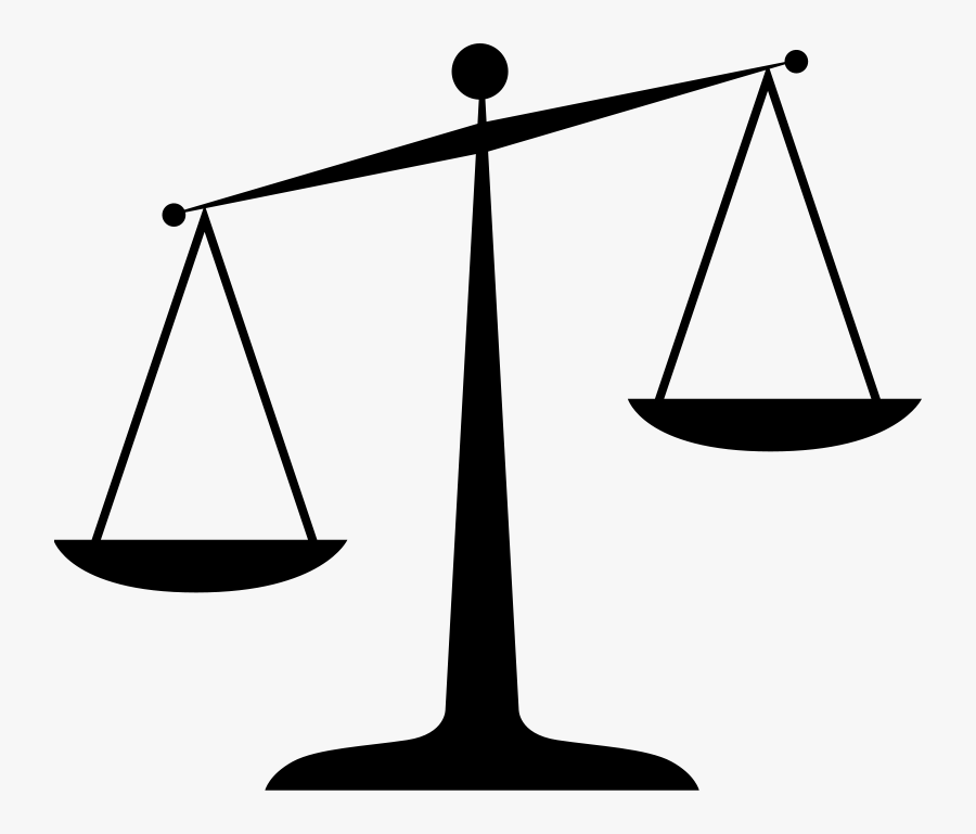 Transparent Scale Of Justice Png - Scales Of Justice Clip Art, Transparent Clipart