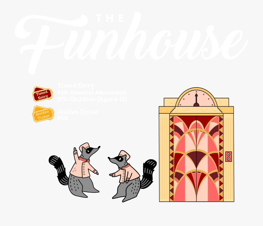 Tickets For The Funhouse - Illustration, Transparent Clipart