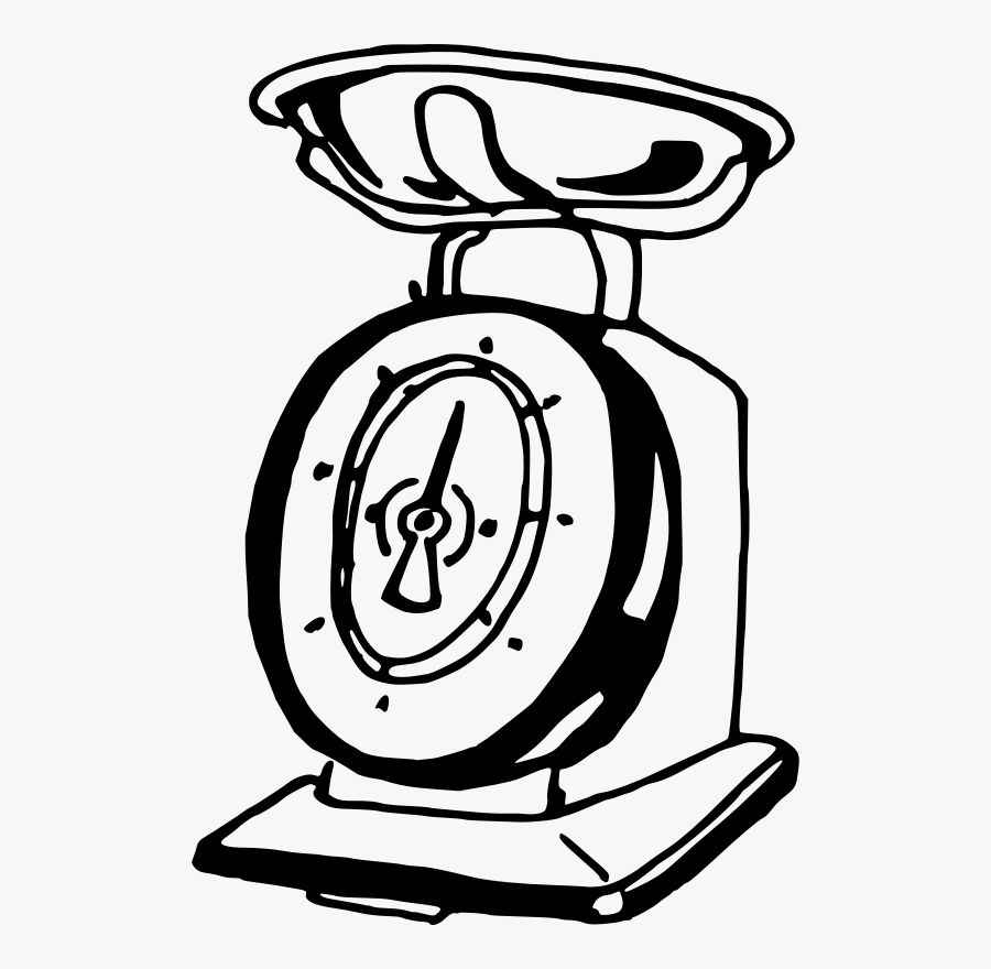 Balance - Dibujo De Una Pesa Para Colorear, Transparent Clipart