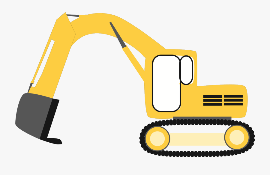 Excavator Clipart Construction - Clip Art Construction Vehicle Real, Transparent Clipart