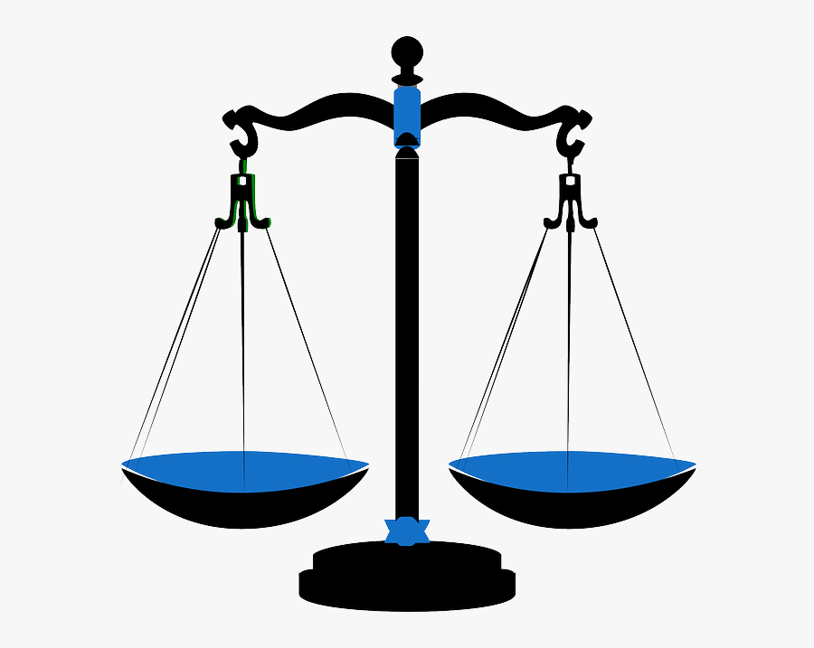 Scales Of Justice, Transparent Clipart