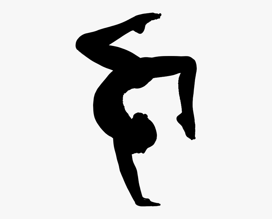 Gymnastics Cartwheel Balance Beam Handstand Clip Art - Gymnastics Word Art, Transparent Clipart