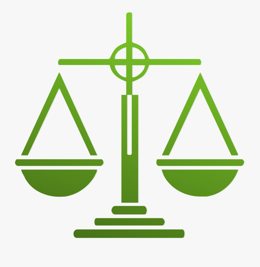 Justice Scale Scales Of - Work Life Balance Green, Transparent Clipart