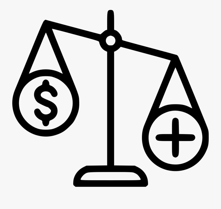 Balance Scales Health Care Money Important Comments - Strengths And Weaknesses Icon, Transparent Clipart